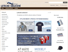 Tablet Screenshot of leteckeobleceni.cz
